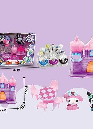 Коллекция персонажей yq 512 с миниатюрным замком, столом и стульями