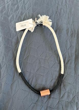 Collier lundi crème noir