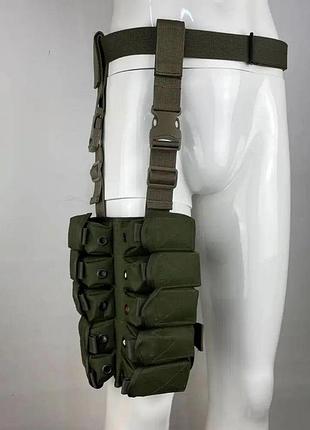 Підсумок на стегно для вог 10 пострілів олива