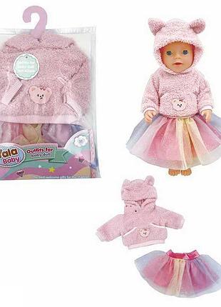 Комплект модной одежды для пупса blc 242 f (120) на 40-45 см, упаковка