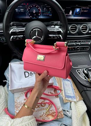 Dolce & gabbana mini sicily pink bag