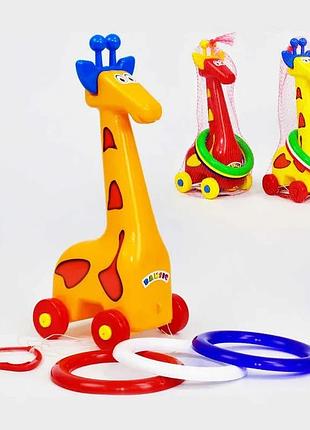 Игра кольцеброс №4 «жираф» 1 104 (9) bamsic для активных детей