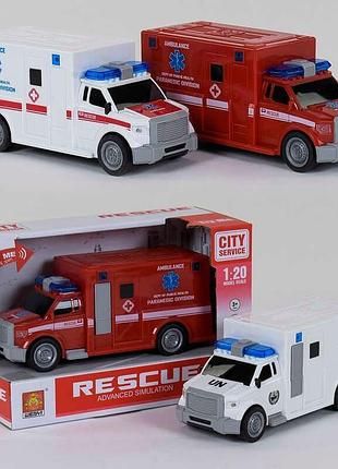 Игрушечные машинки wy 670 а / в / с (48) 3 вида с реалистичными звуками и светом в коробке, ассортимент микс