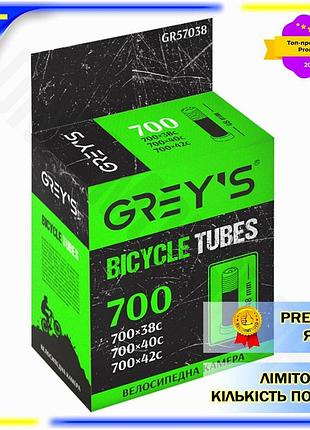 Dm камера для велосипеда спецификация 2.2 grey's 28"х1,5/1,6 av 48мм ноубутиловая шина для велопокрыше spe|lz
