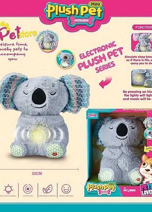 Развивающая игрушка mc 1111 (18) «коала», высота 25 см, световые эффекты, режим сна, звуковые сигналы, питание