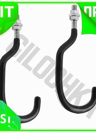 Ve крюк для хранения велосипеда new version grey's 6мм крепление гайкой пара для вертикального хранени n6w_ver