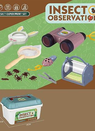 Интерактивный комплект для научных экспериментов w 614 (72/2) с оптическими приборами и моделью насекомого в