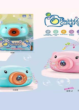 Пристрій з мильними бульбашками 76-5 a (60/2) з двома кольорами, звуками, світловими ефектами, двома пляшечками мильного розчину,