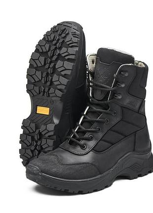Тактичні зимові берці мембрана - winterfrost 800 чорні 46