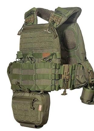 Плитоноска fam-tac м7 +7 подсумков олива