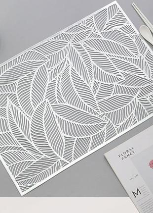 Салфетка сервировочная 5475 45х30 см серебристая