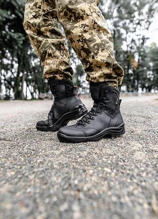 Тактические зимние wintherm берцы с кевларом black 45 (30 см)