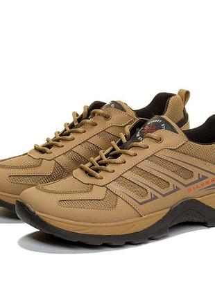 Тактические легкие летние кроссовки вставка 3d сетка койот 44