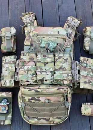 Плитоноска v10 + 6 подсумков піксель