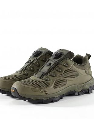 Тактические демисезонные кроссовки esdy с системой автошнуровка boa олива 45