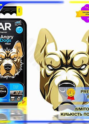 Dm ароматизатор aroma car специфікація 2.2 angry dogs fresh linen підвісний освіжувач повітря для авто spe|lz
