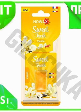 Ve ароматизатор повітря nowax sweet new version fresh ваніль рідкий для авто освіжувач повітря аромати n6w_ver