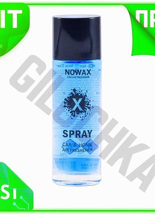 Ve ароматизатор nowax x spray new version 50ml для автомобиля спрей освежитель воздуха для устранения n6w_ver