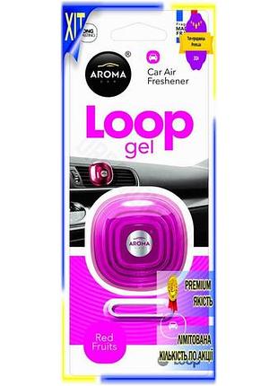 Dm ароматизатор aroma car спецификация 2.2 loop гелевый для автомобиля фруктовый освежитель воздуха дл spe|lz