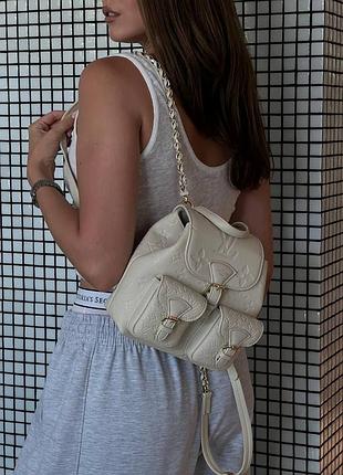 Backup monogram empreinte leather - handbags milk коробка магнит