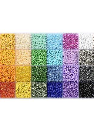 Комплект аксесуарів для дитячої вишивки з міцною ліскою у зручному контейнері 1186-23 (96/2)