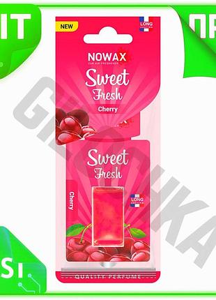 Ve ароматизатор nowax sweet fresh new version вишневый жидкий освежитель воздуха для автомобиля ягоды n6w_ver