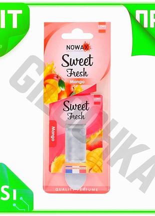 Ve ароматизатор nowax жидкий sweet new version fresh mango 5ml фруктовый для автомобиля освежитель воз n6w_ver