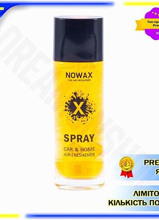 Dm ароматизатор nowax x спецификация 2.2 spray 50ml цитрусовый спрей для автомобиля и дома освежитель spe|lz