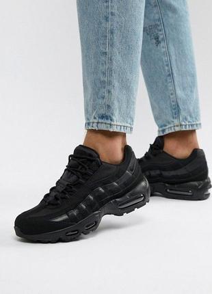 Nike air max 95 black5 фото