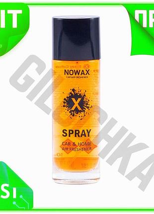 Ve ароматизатор воздуха nowax x new version spray кофейный спрей 50мл для автомобиля дома офиса освежи n6w_ver