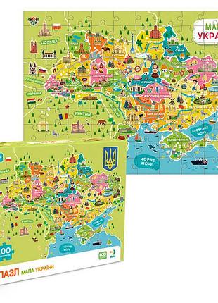 Игра-головоломка «карта украины» dodo 300706 (48), 100 деталей, 39х28 см, в коробке