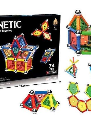 Набор для творческого моделирования aq 2203 с 74 элементами, 6 типов, инструкция, коробка