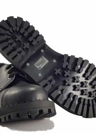 Туфли ботинки оксфорды steel 101/102/o black leather стилы стальной носок железо platform knu vans5 фото