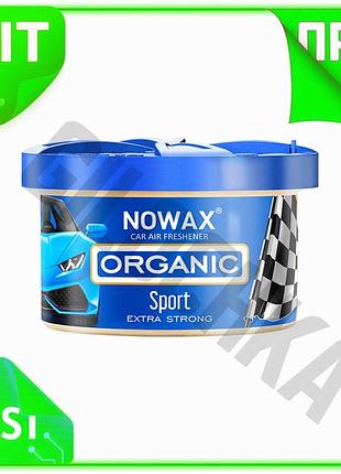 Ve ароматизатор воздуха nowax organic new version sport гелевый для автомобиля свежесть и стойкий аром n6w_ver