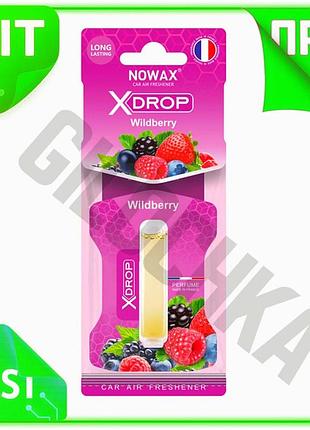 Ve ароматизатор целлюлозный nowax wildberry new version для автомобиля освежитель воздуха ягодный аром n6w_ver