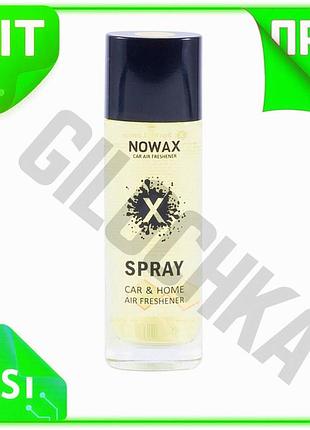 Ve ароматизатор воздуха nowax x new version spray лимон 50мл спрей для автомобиля и дома освежитель во n6w_ver