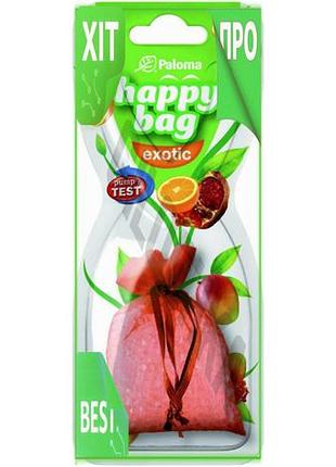 Ve ароматизатор paloma happy bag new version exotic сухой фруктовый для автомобиля интерьерный освежит n6w_ver