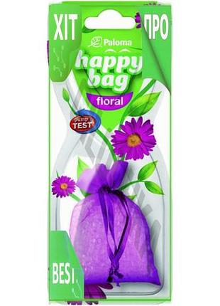 Ve ароматизатор paloma happy bag new version floral сухой для автомобиля ароматный декор для интерьера n6w_ver