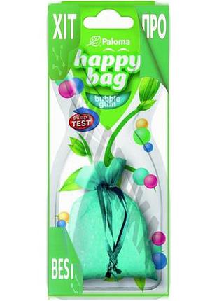 Ve ароматизатор paloma happy bag new version bubble gum сухой для автомобиля интерьерный освежитель во n6w_ver