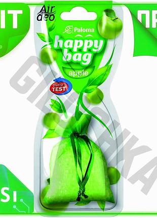 Ve ароматизатор paloma happy bag new version apple для автомобиля фруктовый интерьерный освежитель воз n6w_ver