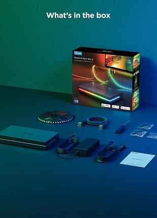 Торшер свет гуви govee sync box kit 2: разрыв реальности. hdmi 2.1 | 144 гц | ai-синхронизация