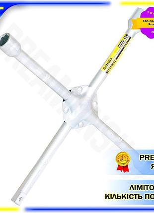 Dm ключ хрестовий sigma специфікація 2.2 17×19×21 1/2" посилений 16мм гайковий ключ для автомобілів та spe|lz