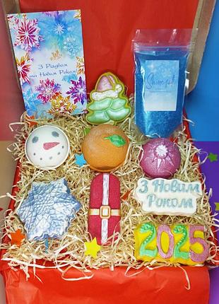 Новогодний подарочный набор для девушки, жены, дочки, оригинальный подарок на новый год