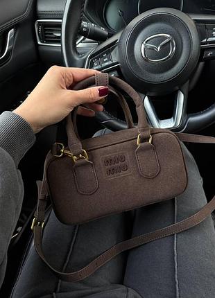 Miu miu nappa leather pocket bag premium. [оригінальна коробка] 21х10.5х7