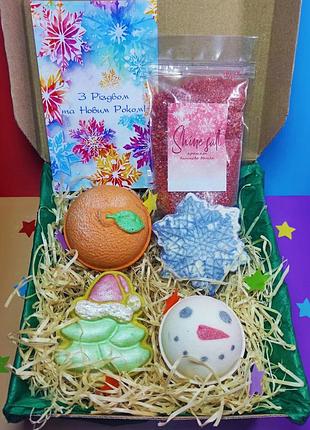 Новогодний подарочный набор для девушки, жены, дочки, оригинальный подарок на новый год