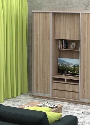Шкаф-купе flashnika слайд 3 (двери дсп). готовый. каталог шкафов купе