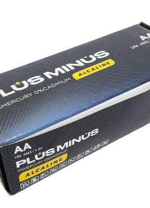 Батарейка alkaline plus minus aa lr6