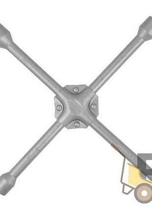 Ключ баллонный крестовой усиленный, 14"х355 мм, 16 мм, 17, 19, 22, 1/2" intertool ht-1602