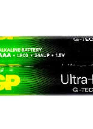 Батарейка gp ultra plus alkaline aaa lr03