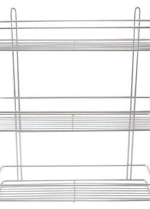Полиця для ванної fzb 110 x 400 x 450 мм x 3 пряма нержавейка (9a165)